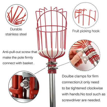 Telescopic fruit picker