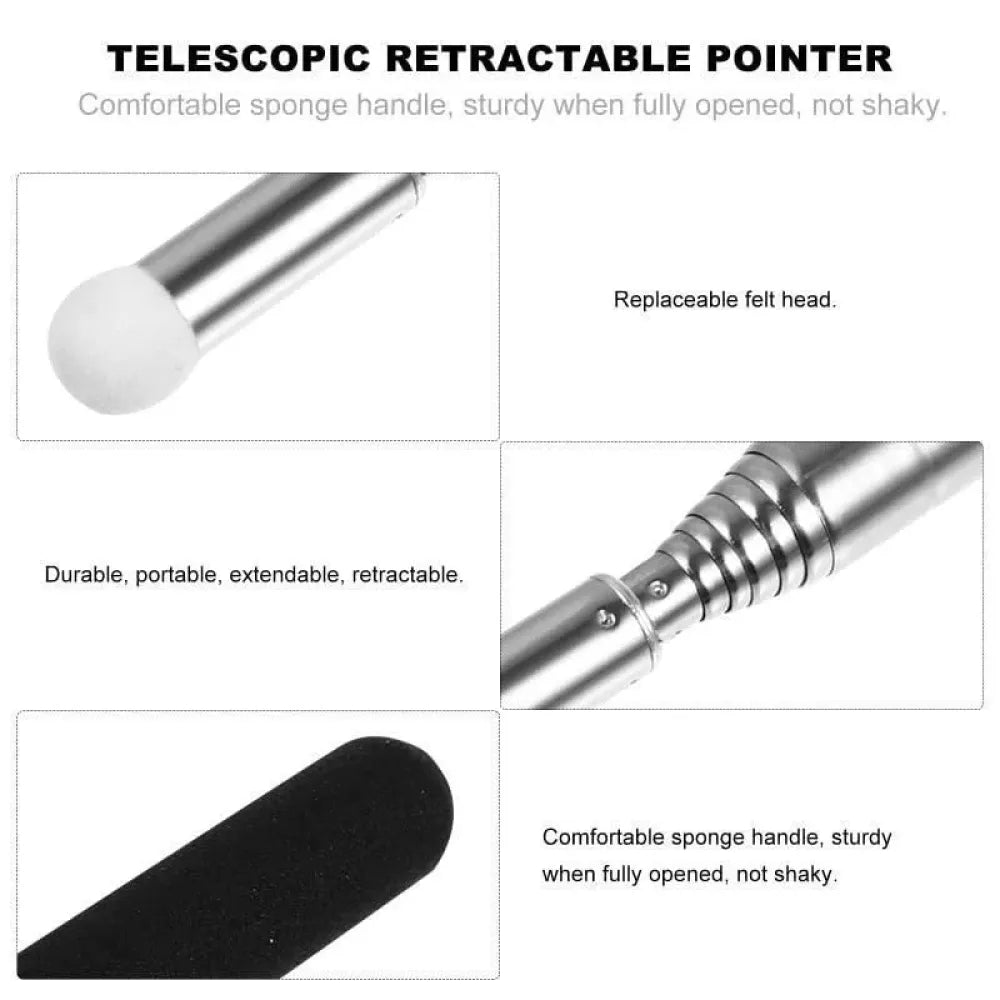 Telescopic self-defense pointer