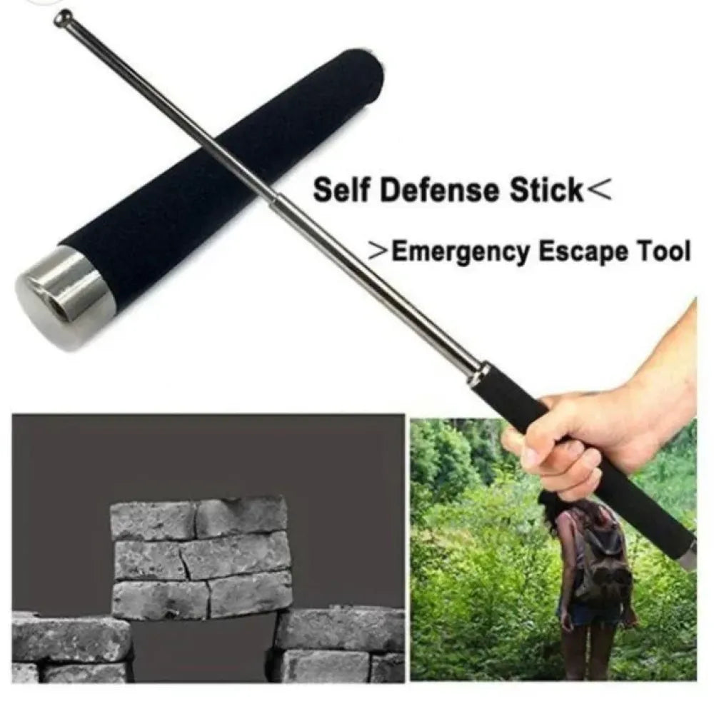 Telescopic self-defense pointer