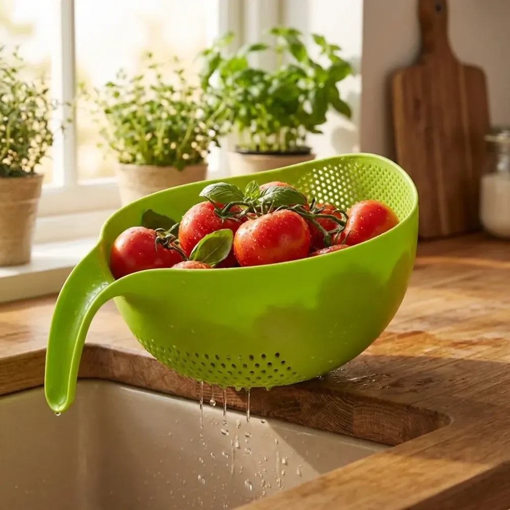 Thick rice drain basket - home & kitchen
