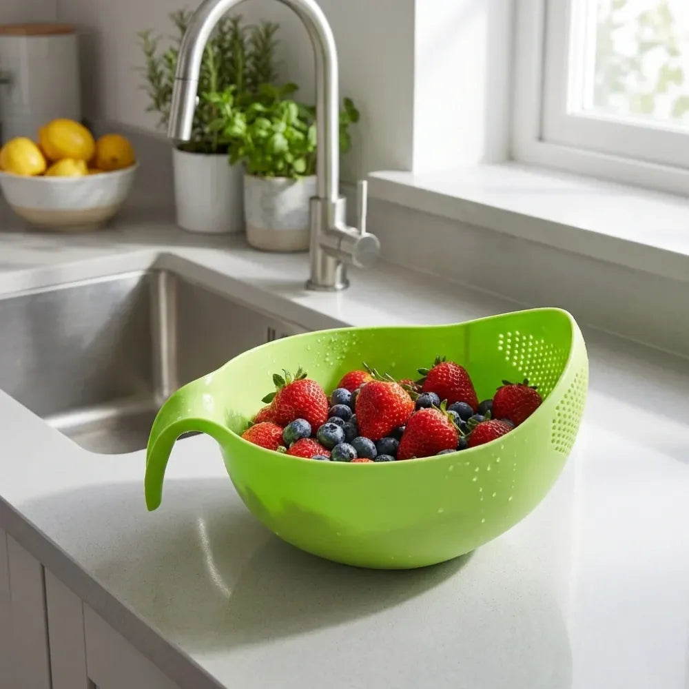 Thick rice drain basket - home & kitchen