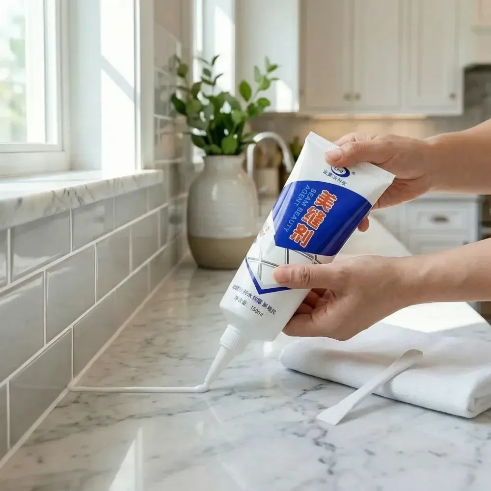 Tile gap filler tube