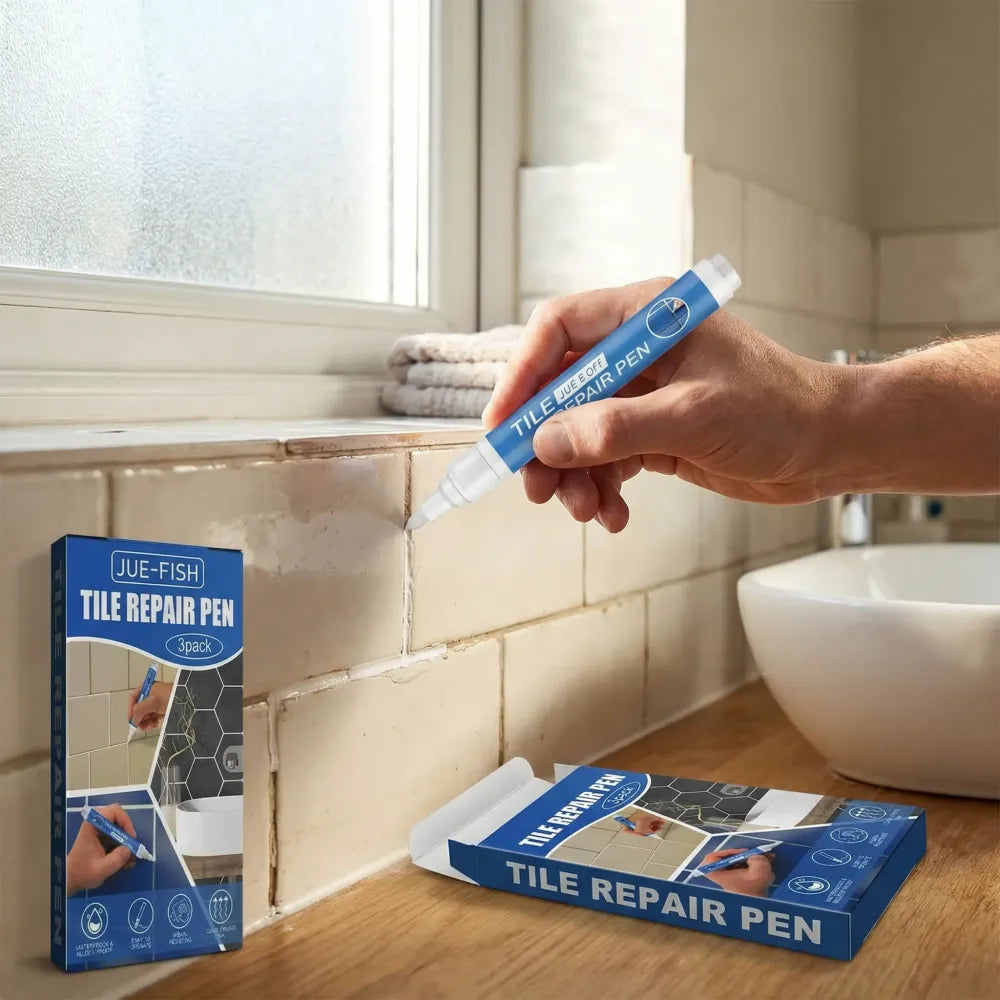 Tile repair & grout pen (pack of 3)
