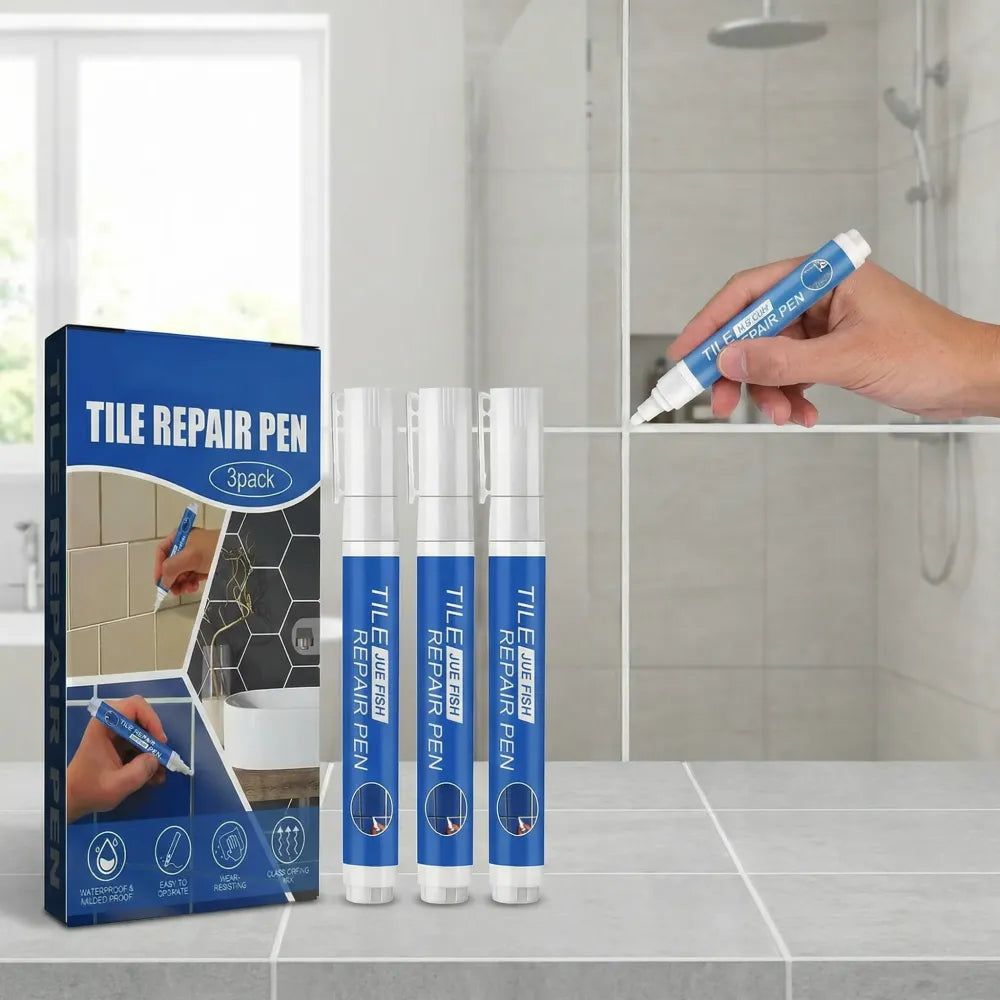 Tile repair & grout pen (pack of 3)