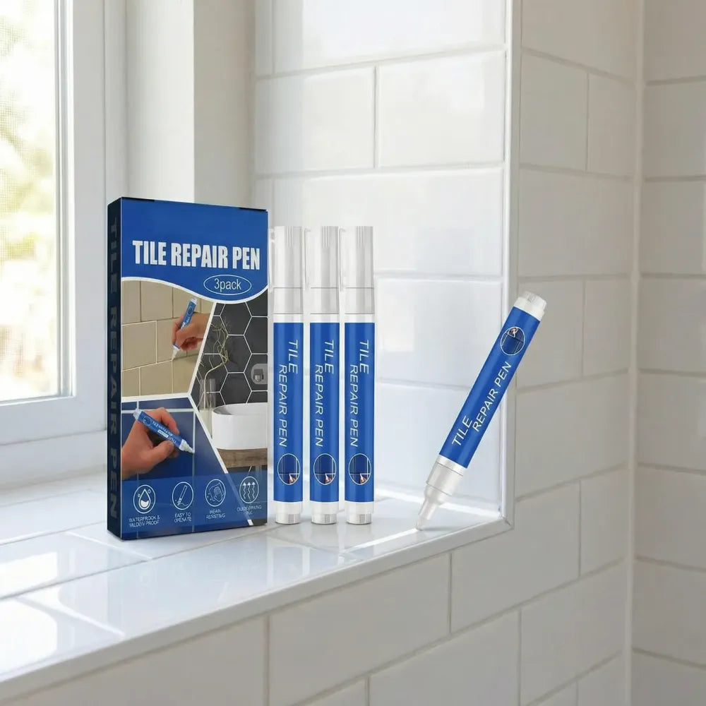 Tile repair & grout pen (pack of 3)