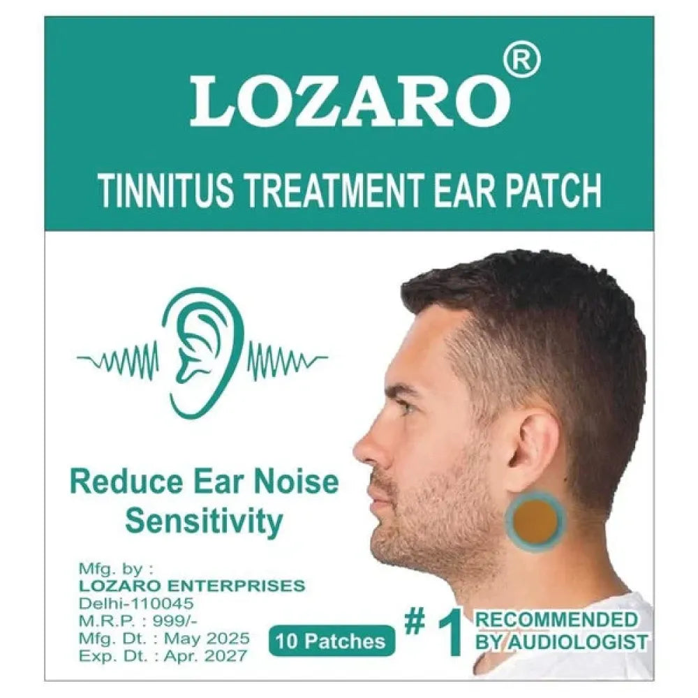 Tinnitus treatment ear patch