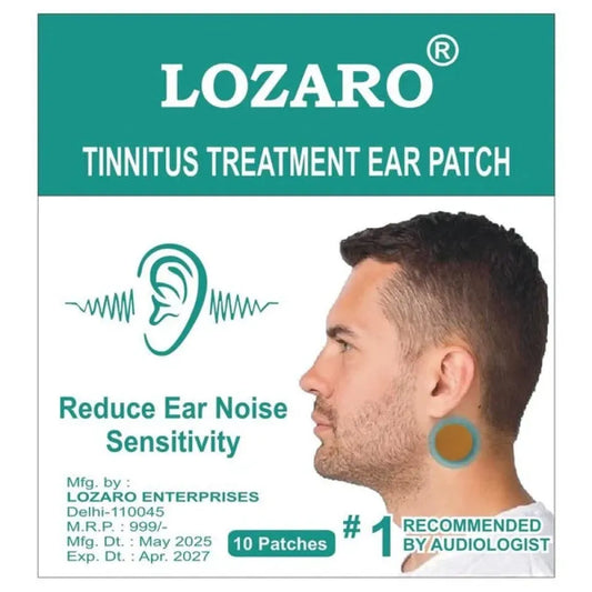 Tinnitus treatment ear patch