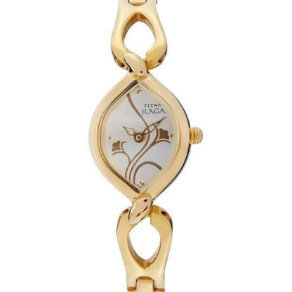 Titan analog silver dial women’s watch
