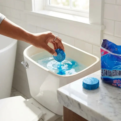 Toilet bowl cleaner tablets - accessories