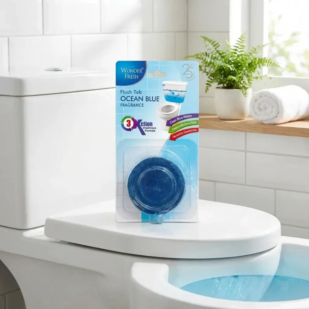 Toilet cleaner flush tab - home improvement