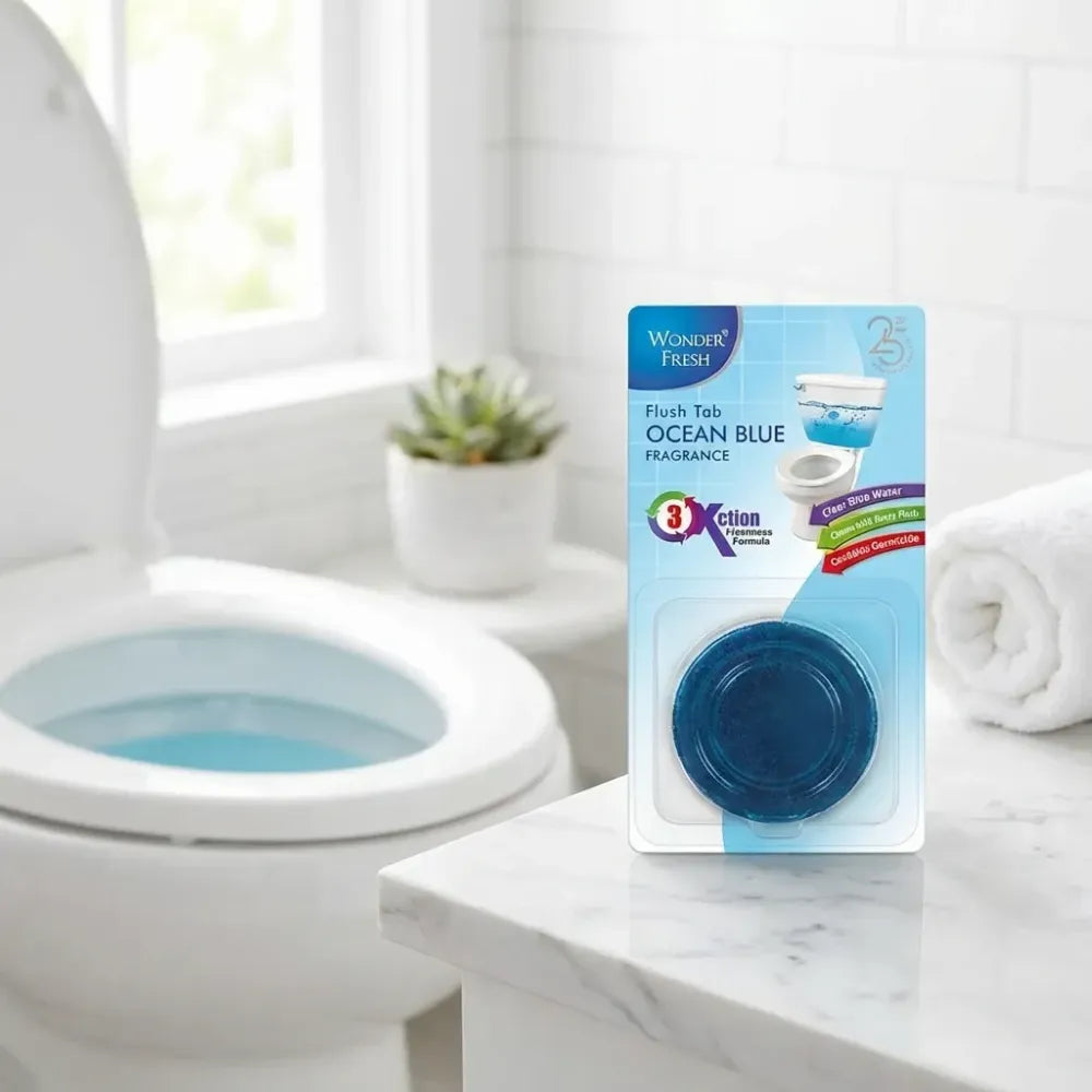 Toilet cleaner flush tab - home improvement