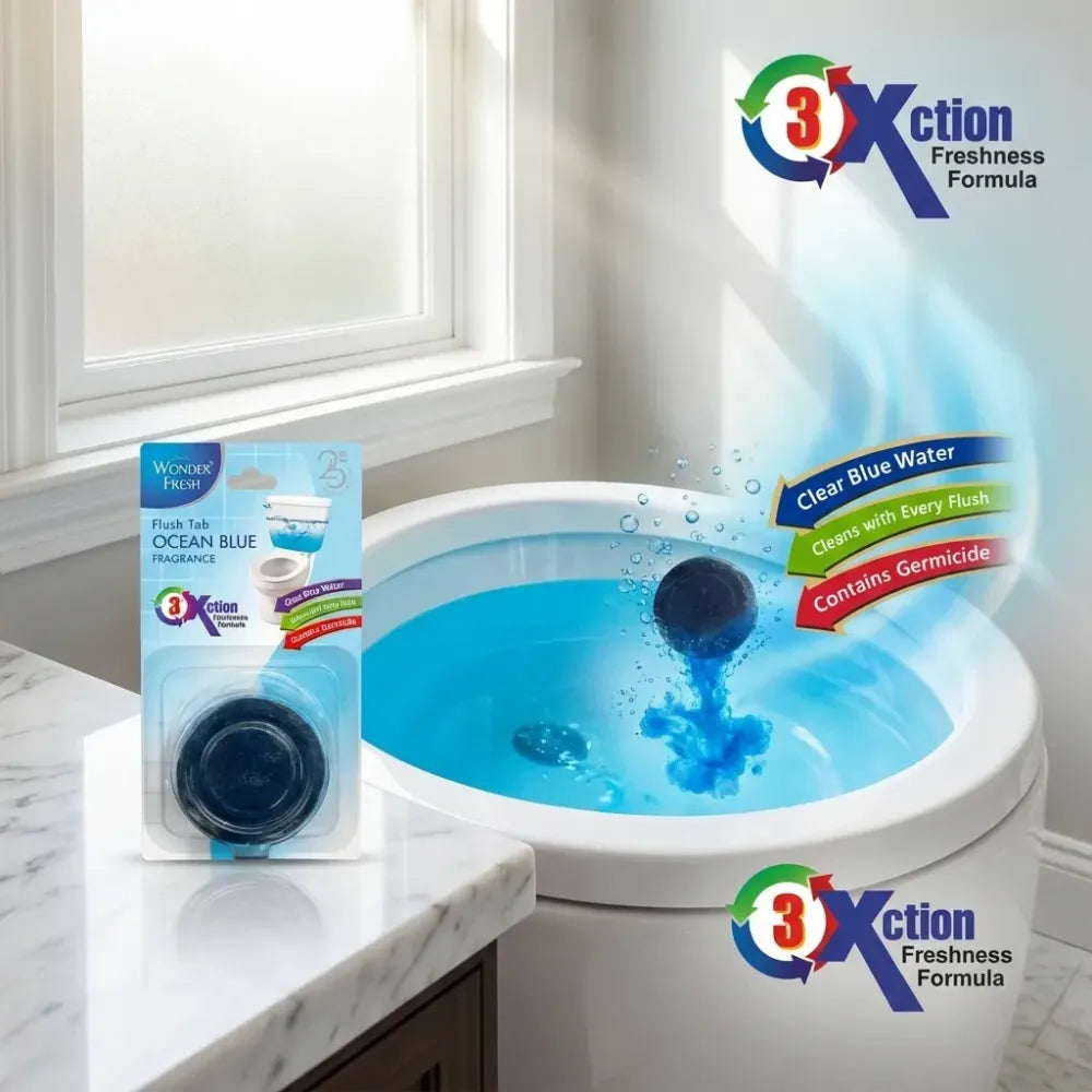 Toilet cleaner flush tab - home improvement