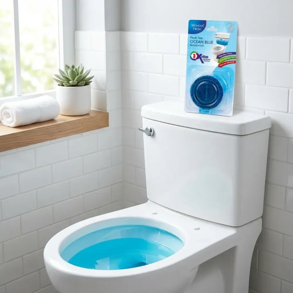 Toilet cleaner flush tab - home improvement