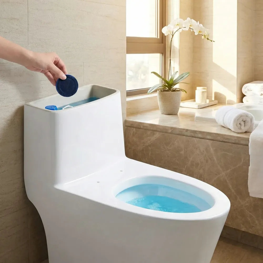 Toilet cleaner flush tabs - home improvement
