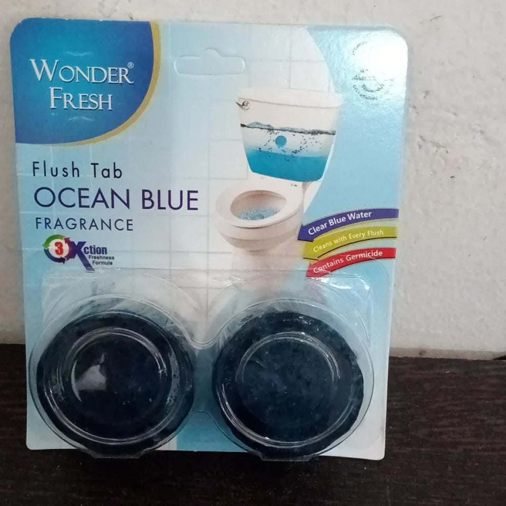 Toilet cleaner flush tabs