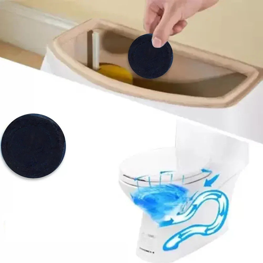 Toilet cleaner flush tabs
