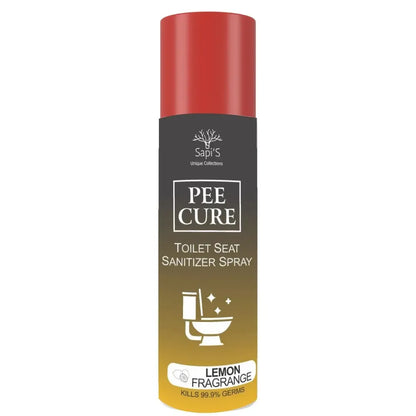 Toilet seat sanitizer spray