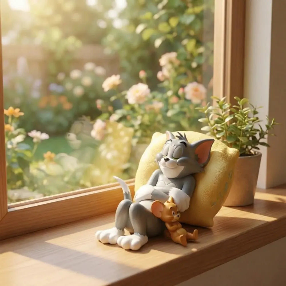 Tom & jerry cute sleeping car interior accessory