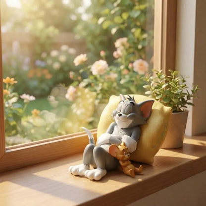 Tom & jerry cute sleeping car interior accessory