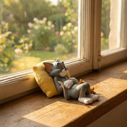 Tom & jerry cute sleeping car interior accessory