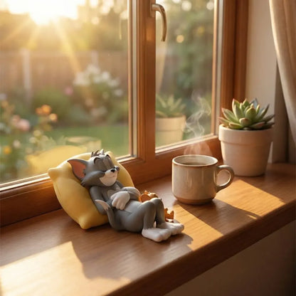 Tom & jerry cute sleeping car interior accessory