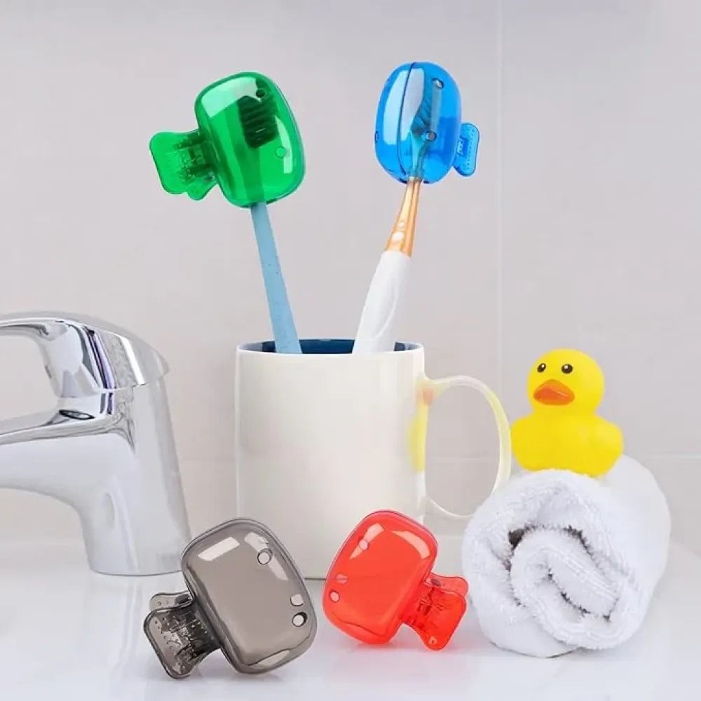 Toothbrush head cover cap - home improvement