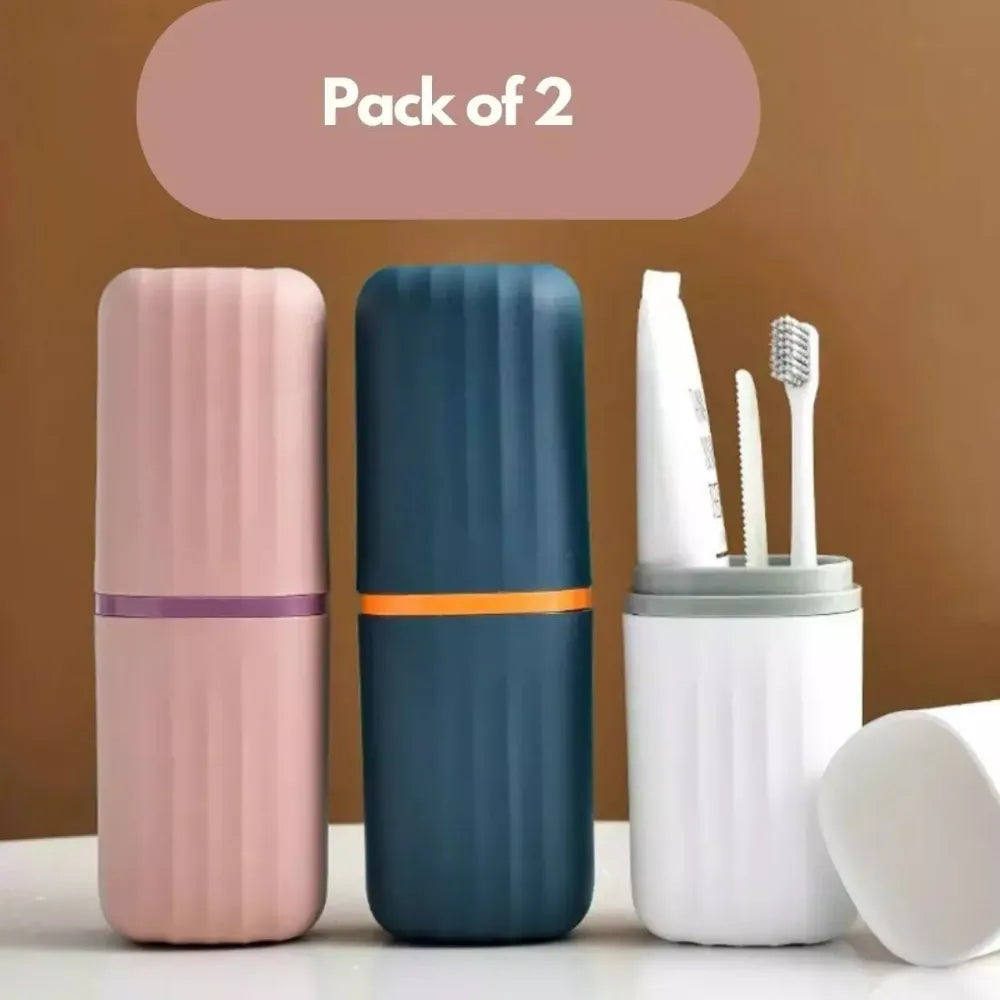 Toothbrush & toothpaste holder set