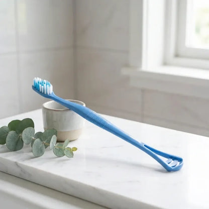 Toothbrush with tongue scraper - home & kitchen