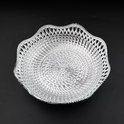 Traditional round serving tray - home improvement