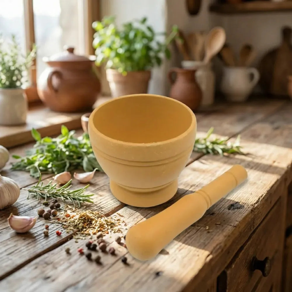 Traditional spice grinder set - kitchen tool