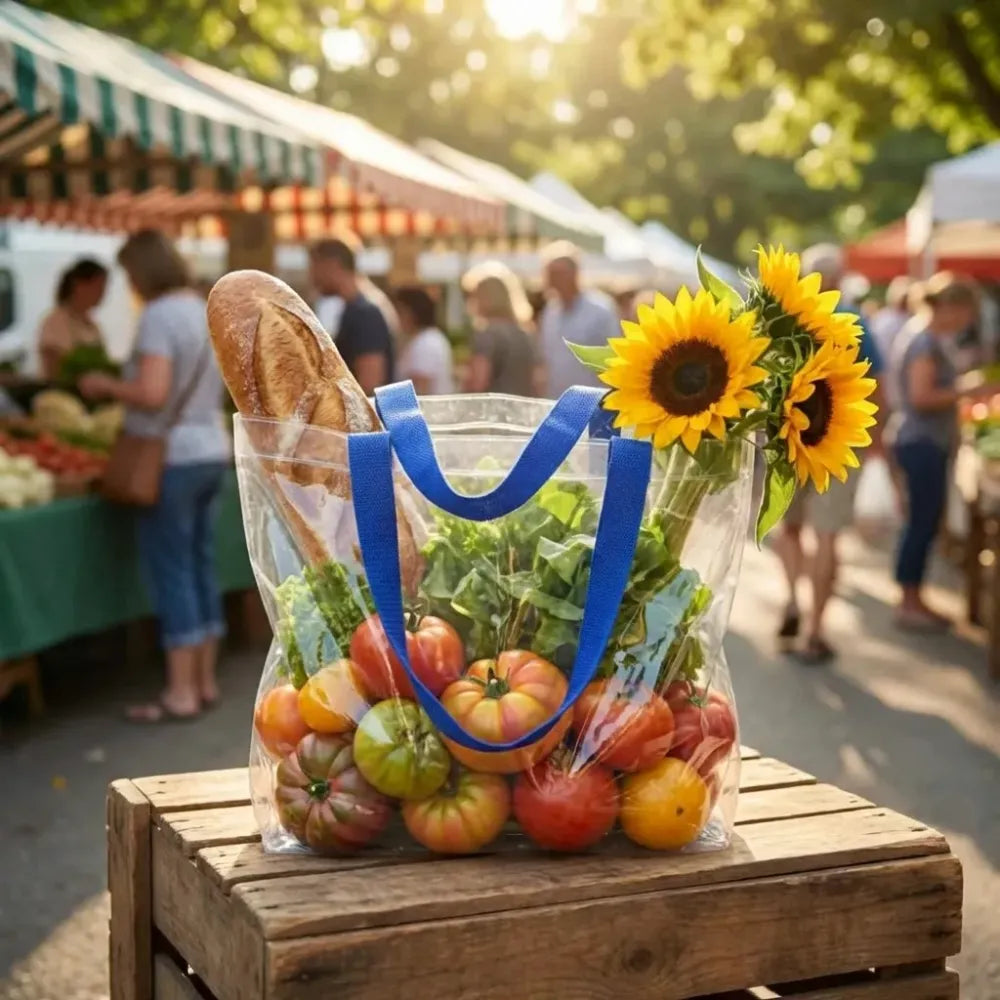 Transparent gift carry bag - home & kitchen