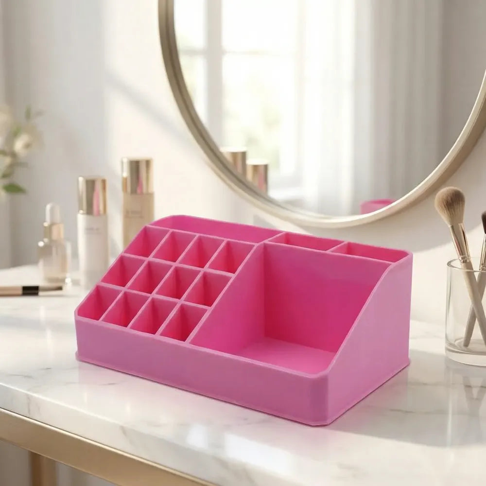 Transparent makeup storage box - fashion