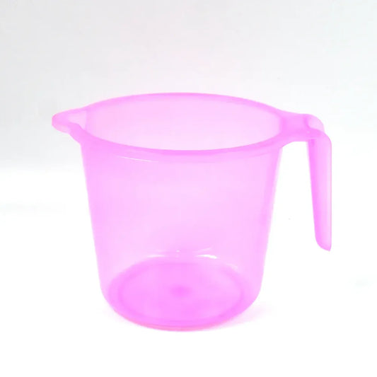 Transparent plastic bath mug - home & kitchen