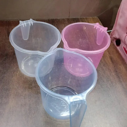 Transparent plastic bath mug - home & kitchen