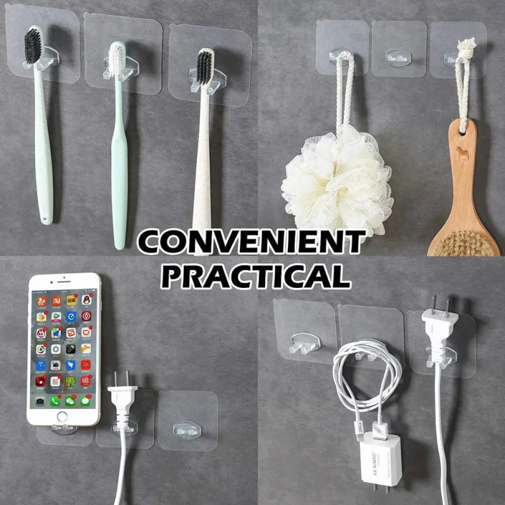 Transparent wall hook holder - home improvement
