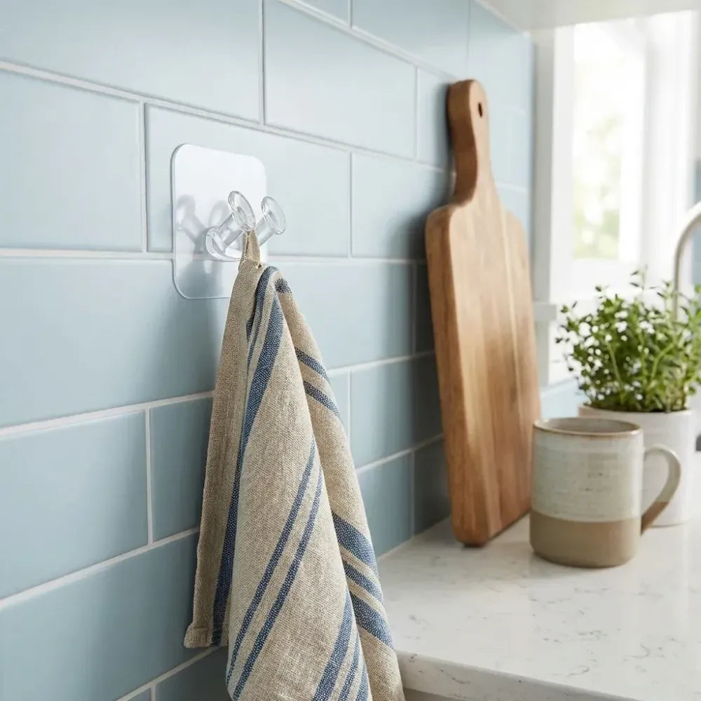 Transparent wall hook holder - home improvement