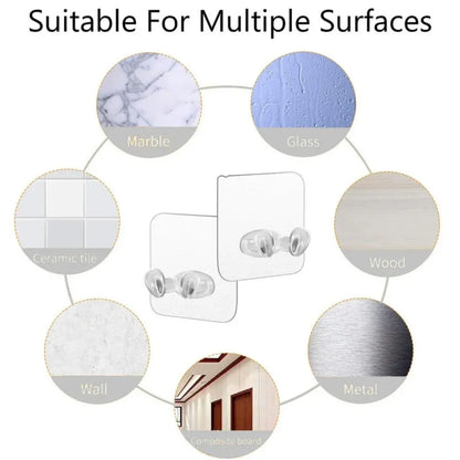 Transparent wall hook holder - home improvement