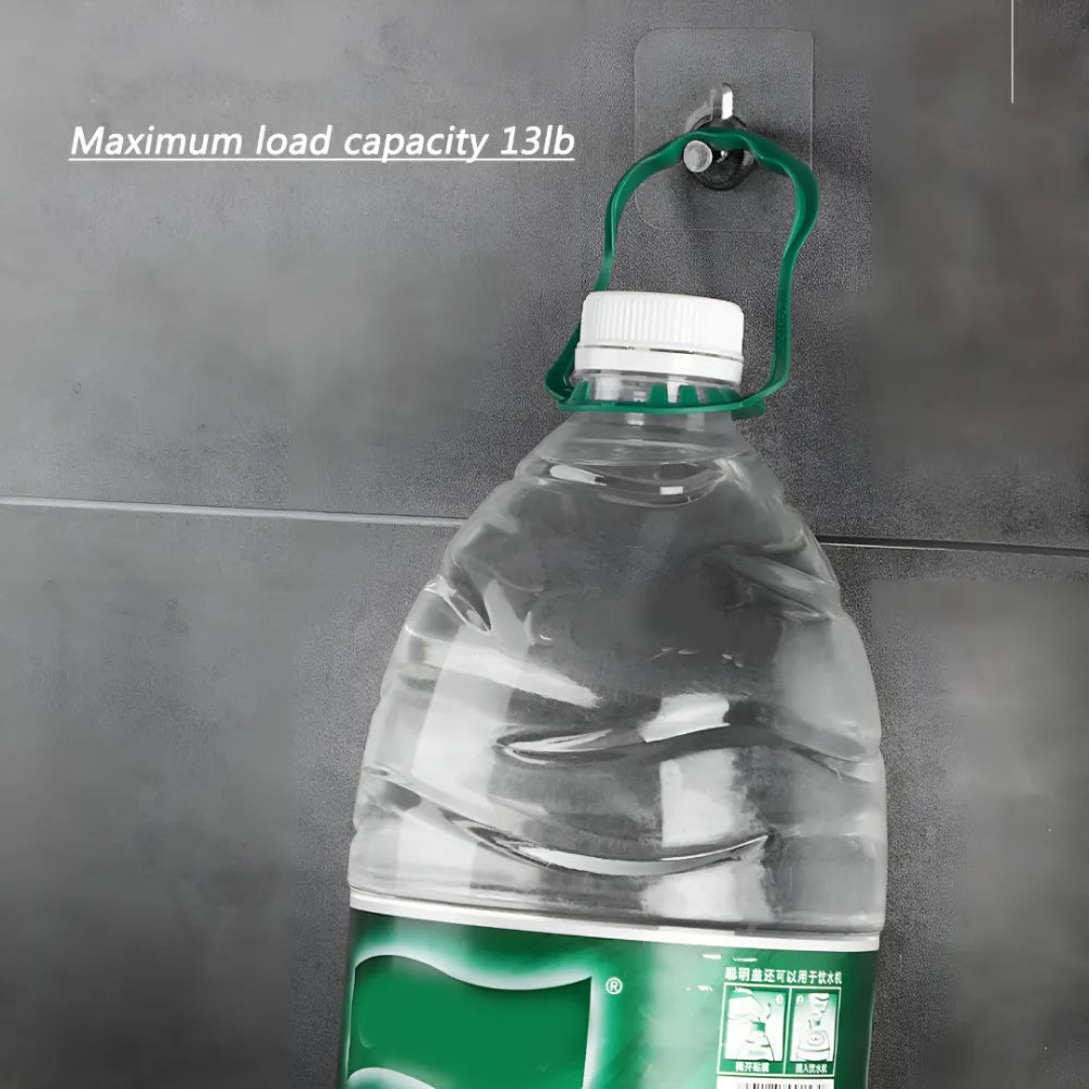 Transparent wall hooks