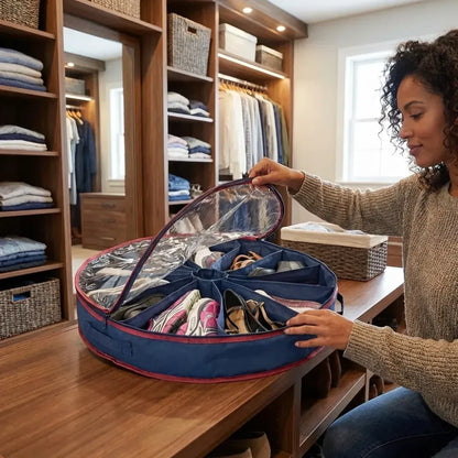 Travelling shoe storage bag