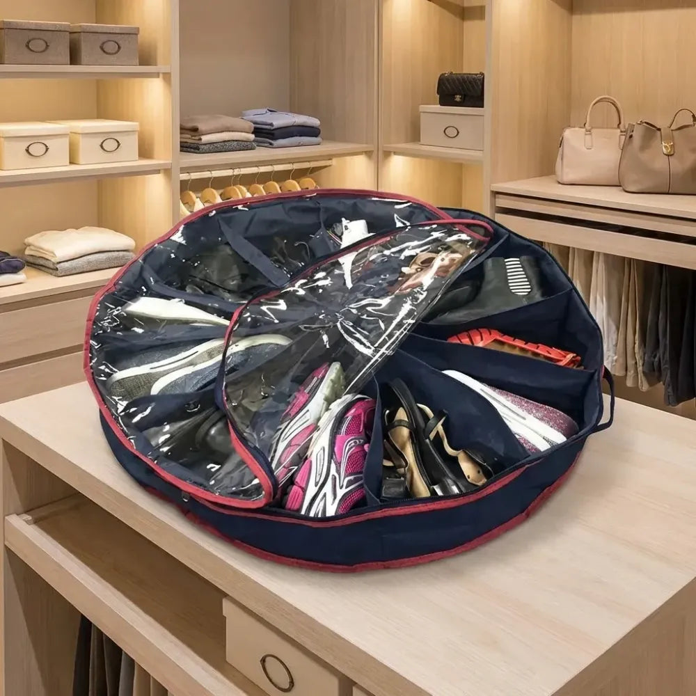 Travelling shoe storage bag