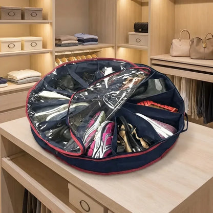 Travelling shoe storage bag