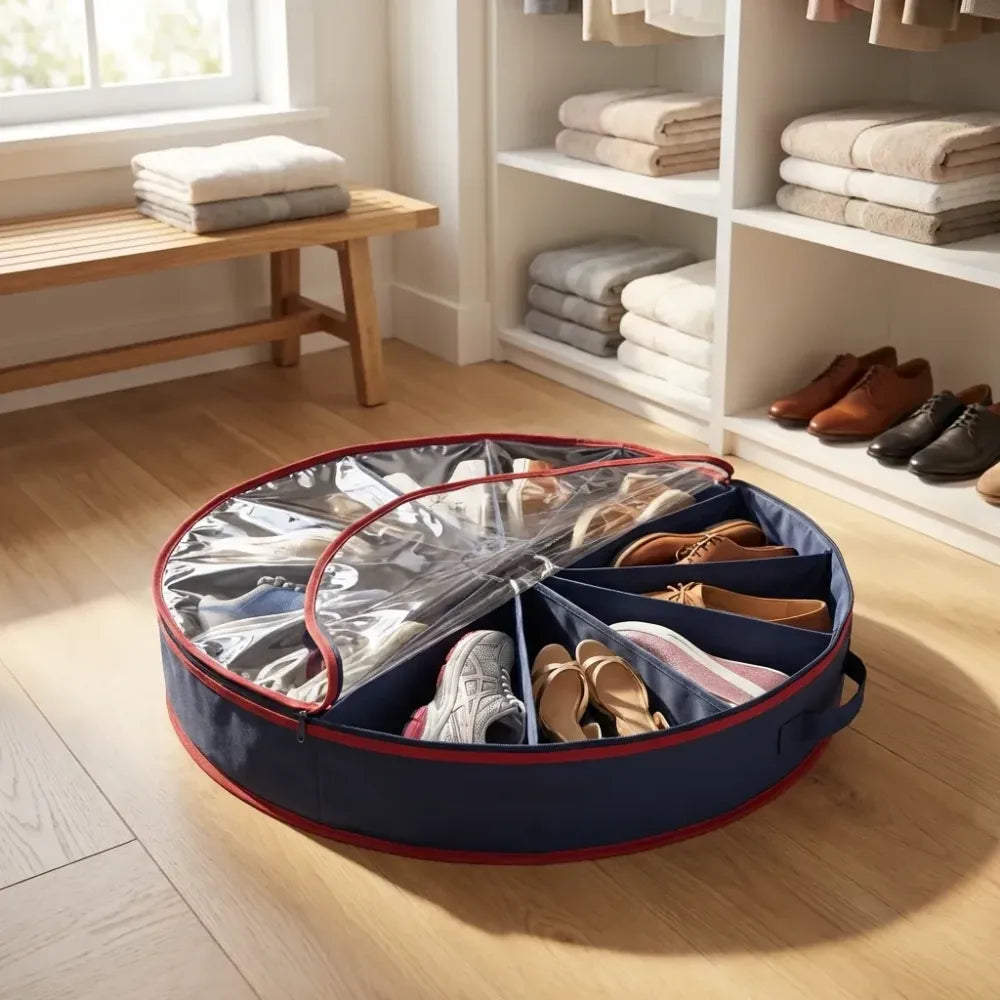 Travelling shoe storage bag