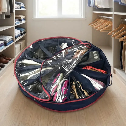 Travelling shoe storage bag
