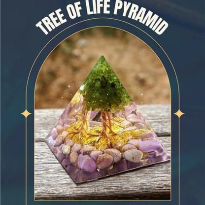 Tree of life peridot orgon pyramid