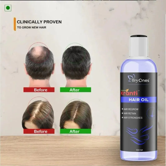 Tryones natural kranti hair oil – 100ml (pack of 2)