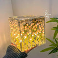 Tulip night lamp & mirror - home decor