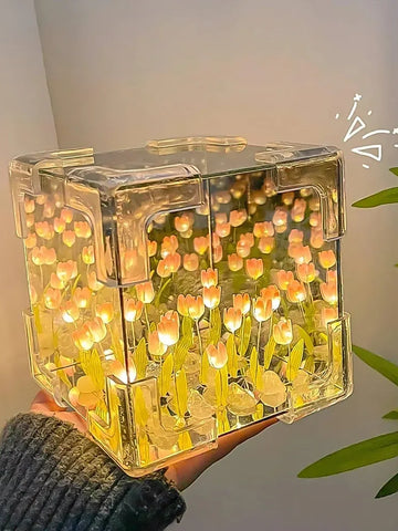 Tulip Night Lamp & Mirror