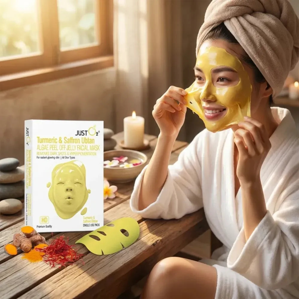 Turmeric & saffron peel off mask – 45g