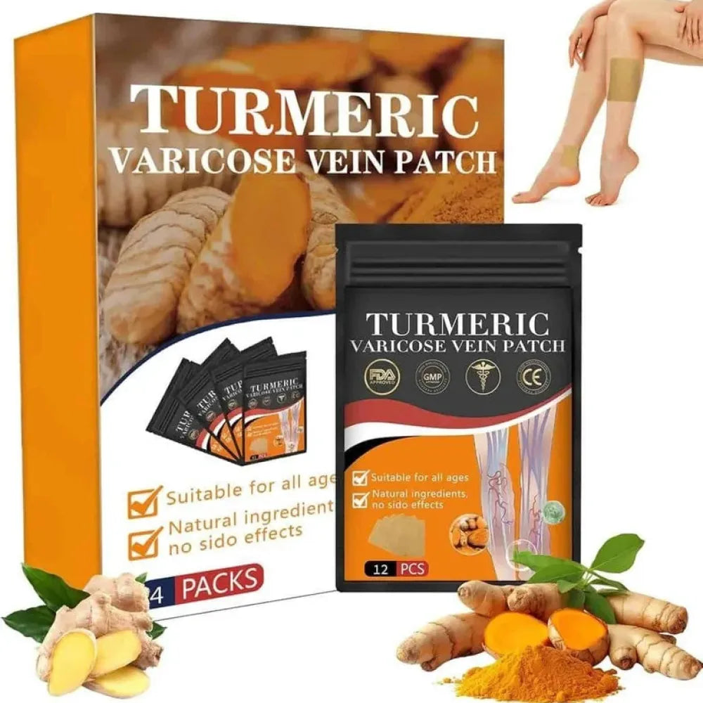 Turmeric vein relief patches
