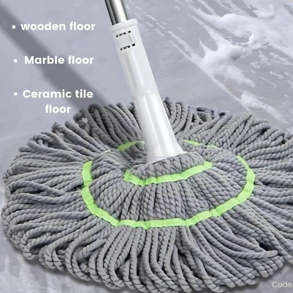 Twist mop for floor cleaning